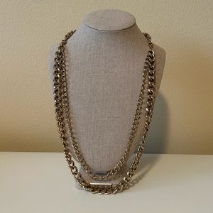 Stella & Dot La Coco Gold Curbchain Necklace